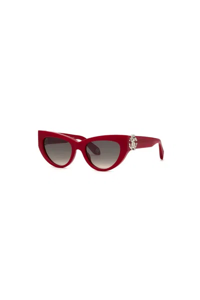 Roberto Cavalli Sunglasses Monogram Collection In Red