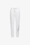 Roberto Cavalli Sporty Pants With Signature In White