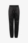 Roberto Cavalli Sporty Trousers With Python Print In Black