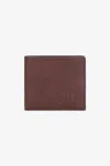Roberto Cavalli Square Bi-fold Wallet With Rc Monogram In Brown