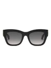 Roberto Cavalli Metal And Acetate Combination Sunglasses In Black