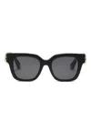 Roberto Cavalli Exclusive Model With Casting Tecnique Manufactured Temples In Black