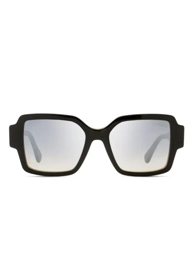 Roberto Cavalli Square-frame Sunglasses In Black