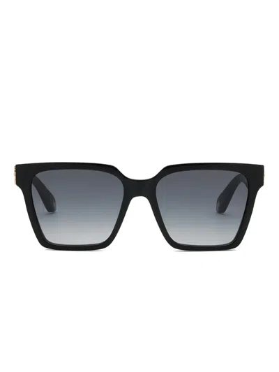 Roberto Cavalli Square-frame Sunglasses In Black