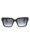 Roberto Cavalli Square-frame Sunglasses In Black