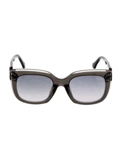 Pre-owned Roberto Cavalli Square Gradient Sunglasses W/ Tags In Brown