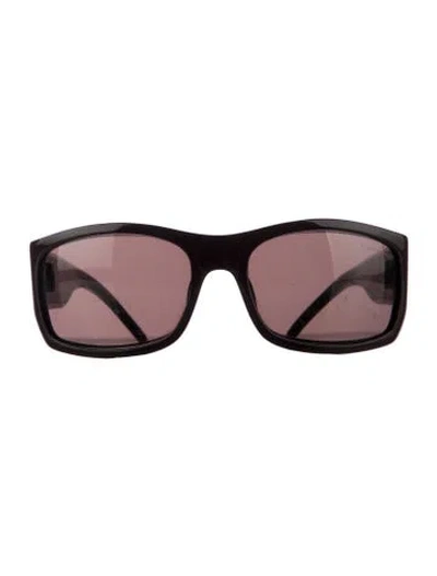 Pre-owned Roberto Cavalli Square Tinted Sunglasses In Burgundy