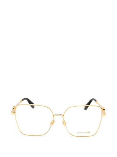Roberto Cavalli Square-frame Glasses In Gold