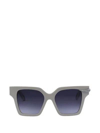 Roberto Cavalli Square-frame Sunglasses In Gray