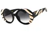 Roberto Cavalli Src010v Round Plastic Frame Sunglasses In Black