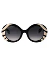 Roberto Cavalli Unisex Src010v 700y Sunglasses In Black