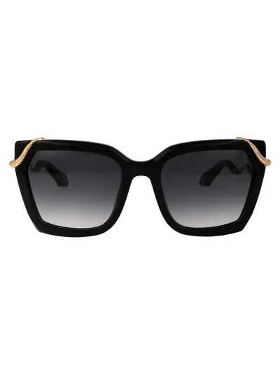 Roberto Cavalli Src034m Sunglasses In Black