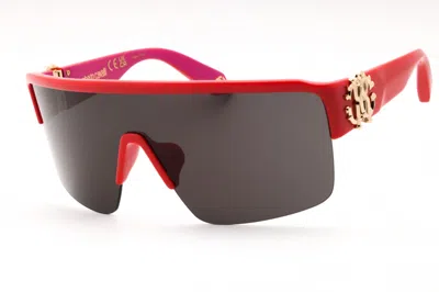 Roberto Cavalli Src037m 09rv Red Fuchsia In Burgundy
