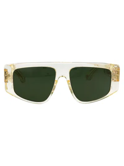 Roberto Cavalli Src038m Sunglasses In Giallo Soia Trasparente