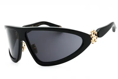 Roberto Cavalli Src042 Oversized Logo-detail Sunglasses In Black