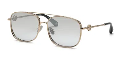 Roberto Cavalli Src059m 8ffx Occhiali Da Sole Grigi Per Uomo In Gray