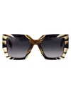 Roberto Cavalli Bianco Nero Acetate Sunglasses In Multi