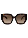 Roberto Cavalli Src089 Sunglasses In Havana Marrone Giallo Lucida
