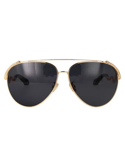 Roberto Cavalli Src090m Sunglasses In Black