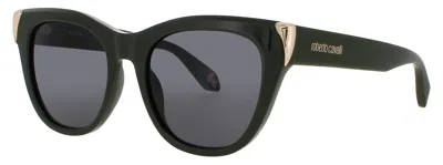 Roberto Cavalli Src095m Acetate Sunglasses 54-20-140 With Case In Brown