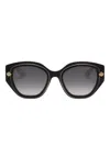 Roberto Cavalli Statement Cat-eye Sunglasses In Black