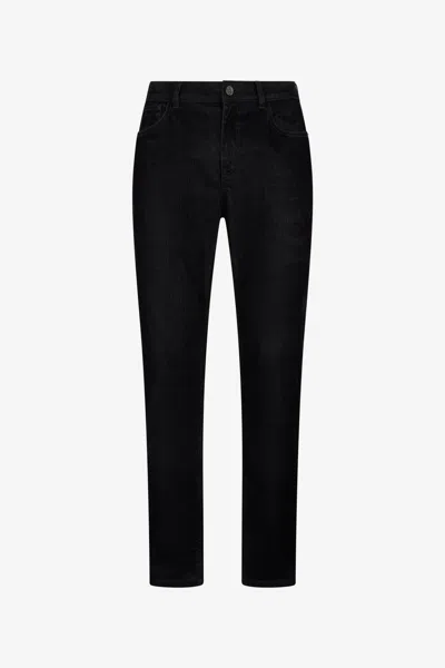 Roberto Cavalli Straight-fit Jeans In Black