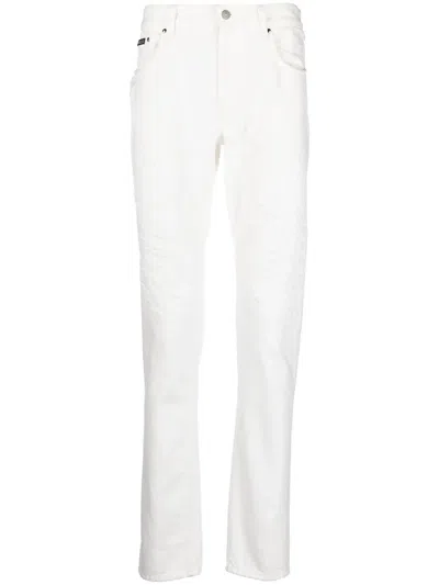 Roberto Cavalli Klassische Straight-leg-jeans In White