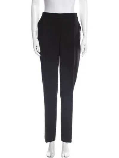 Pre-owned Roberto Cavalli Straight Leg Pants In Black