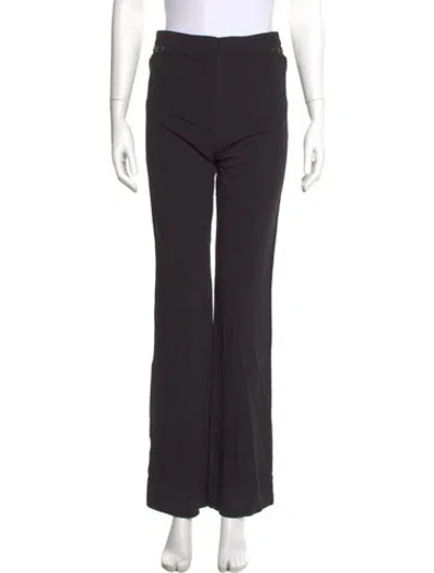 Pre-owned Roberto Cavalli Straight Leg Pants In Black