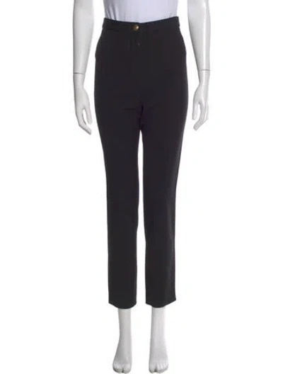 Pre-owned Roberto Cavalli Straight Leg Pants In Black
