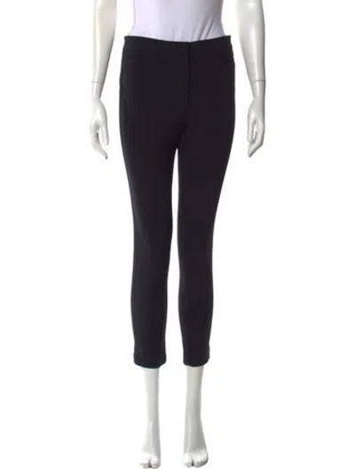 Pre-owned Roberto Cavalli Straight Leg Pants In Black