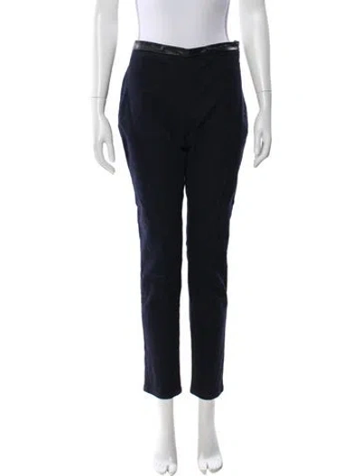 Pre-owned Roberto Cavalli Straight Leg Pants In Blue