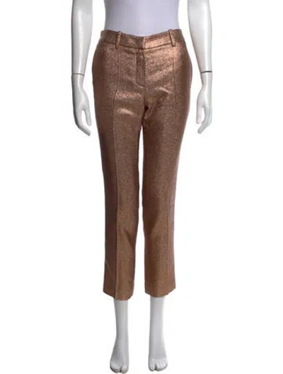 Pre-owned Roberto Cavalli Straight Leg Pants In Brown