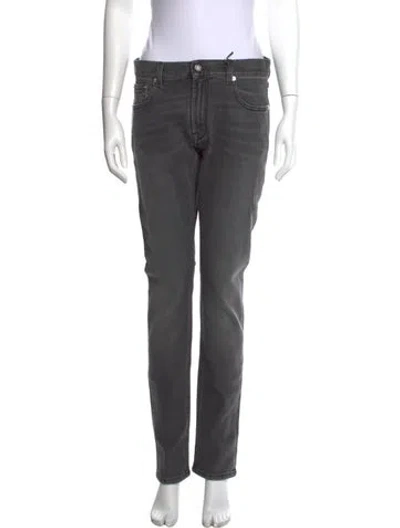 Pre-owned Roberto Cavalli Straight Leg Pants W/ Tags In Grey