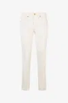 Roberto Cavalli Straight Leg Pants In White