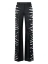 Roberto Cavalli Hose Mit Print Zebra Seitlich In Black