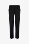 Roberto Cavalli Straight-leg Wool Trousers In Black