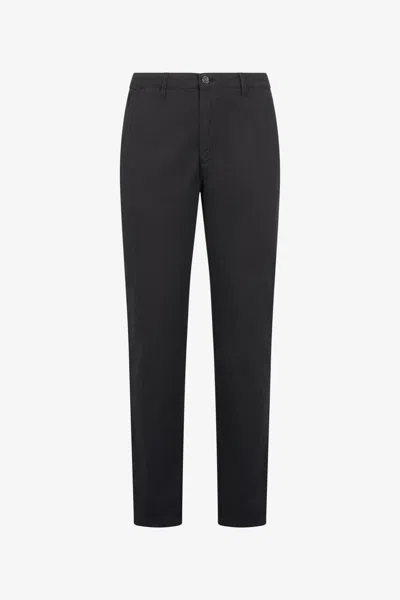 Roberto Cavalli Stretch Cotton Pants In Black