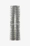 Roberto Cavalli Stretch Cotton Pants With White Tigress Print In Bianco/nero