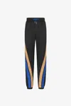 Roberto Cavalli Stripe-detail Track Pants In Black