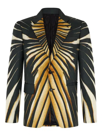 ROBERTO CAVALLI STRIPED BLAZER