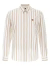 Roberto Cavalli Striped-pattern Buttoned Shirt In Multi