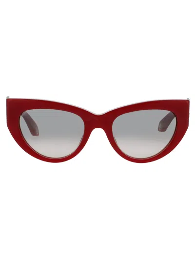 Roberto Cavalli Stylish Unisex Mini Acetate Sunglasses In Red