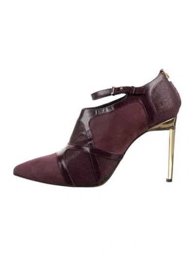Pre-owned Roberto Cavalli Suede Boots In Multi