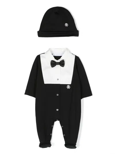 Roberto Cavalli Suit-style Babygrow Set In Black