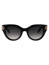 Roberto Cavalli Unisex Src017m 0722 Sunglasses In Black