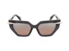 Roberto Cavalli Sunglasses In Brown
