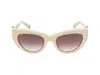 Roberto Cavalli Sonnenbrille Monogramm-kollektion In Beige