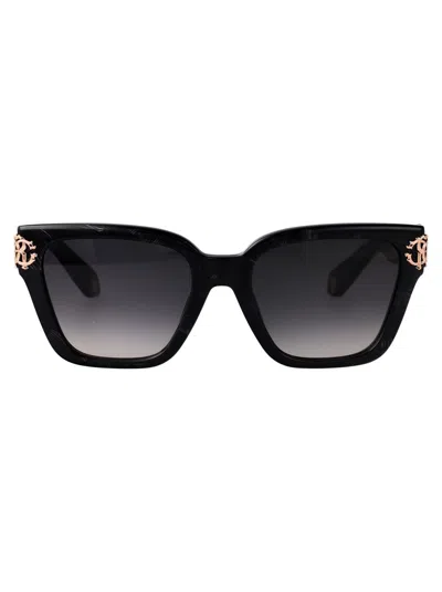 Roberto Cavalli Sunglasses In Black