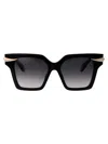 Roberto Cavalli Unisex Src002m 0700 Sunglasses In Black
